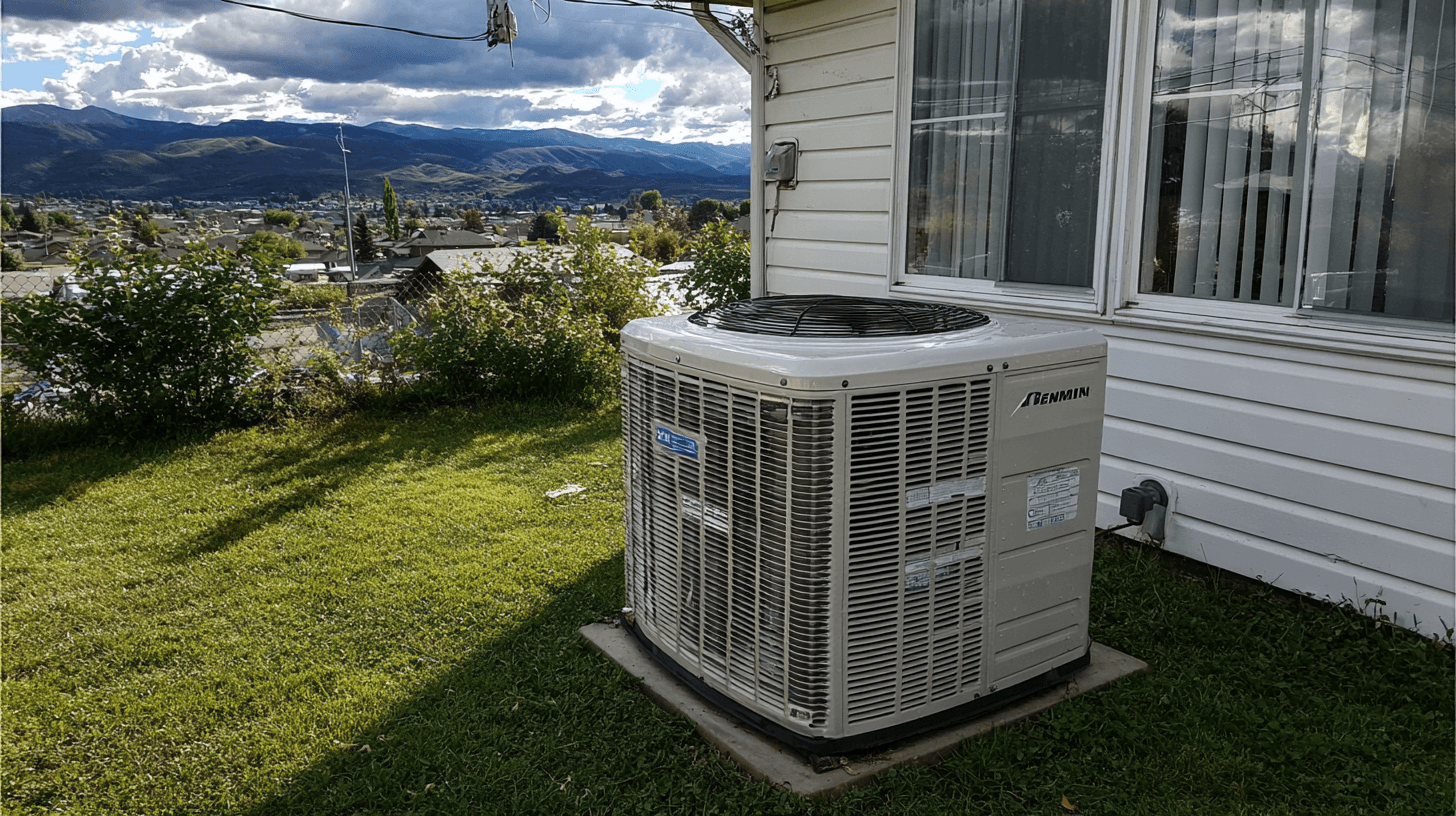 Air conditioning install on a valley property
